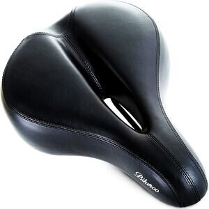 NWT Bikeroo Comfort Bike Saddle Memory Foam Black